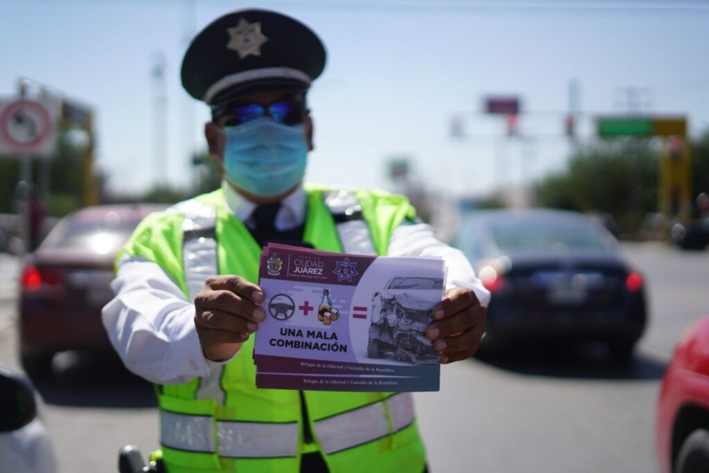 REGISTRA SEGURIDAD VIAL MÁS DE 500 CHOQUES MENSUALES EN JUÁREZ