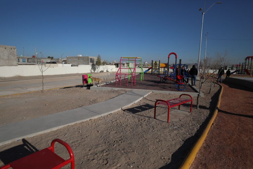 COMBINAN PRESUPUESTO PARTICIPATIVO Y DE OBRAS PÚBLICAS PARA REHABILITAR PARQUE DEL EJIDO PORVENIR
