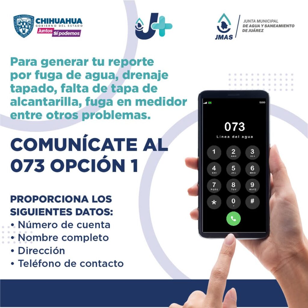 J+ pide hacer reportes al 073 para una atención más eficiente; CAT garantiza respuesta inmediata
