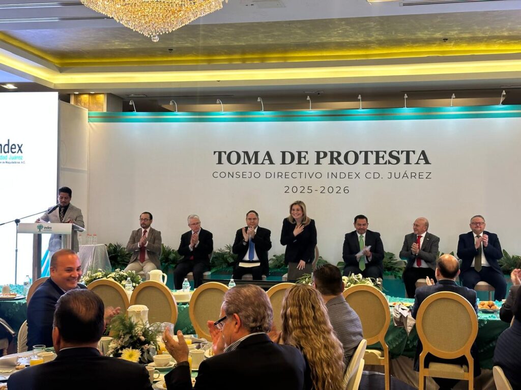 Jaime Ávila asume presidencia de INDEX Juárez para periodo 2025-2026; apuesta por empresas taiwanesas