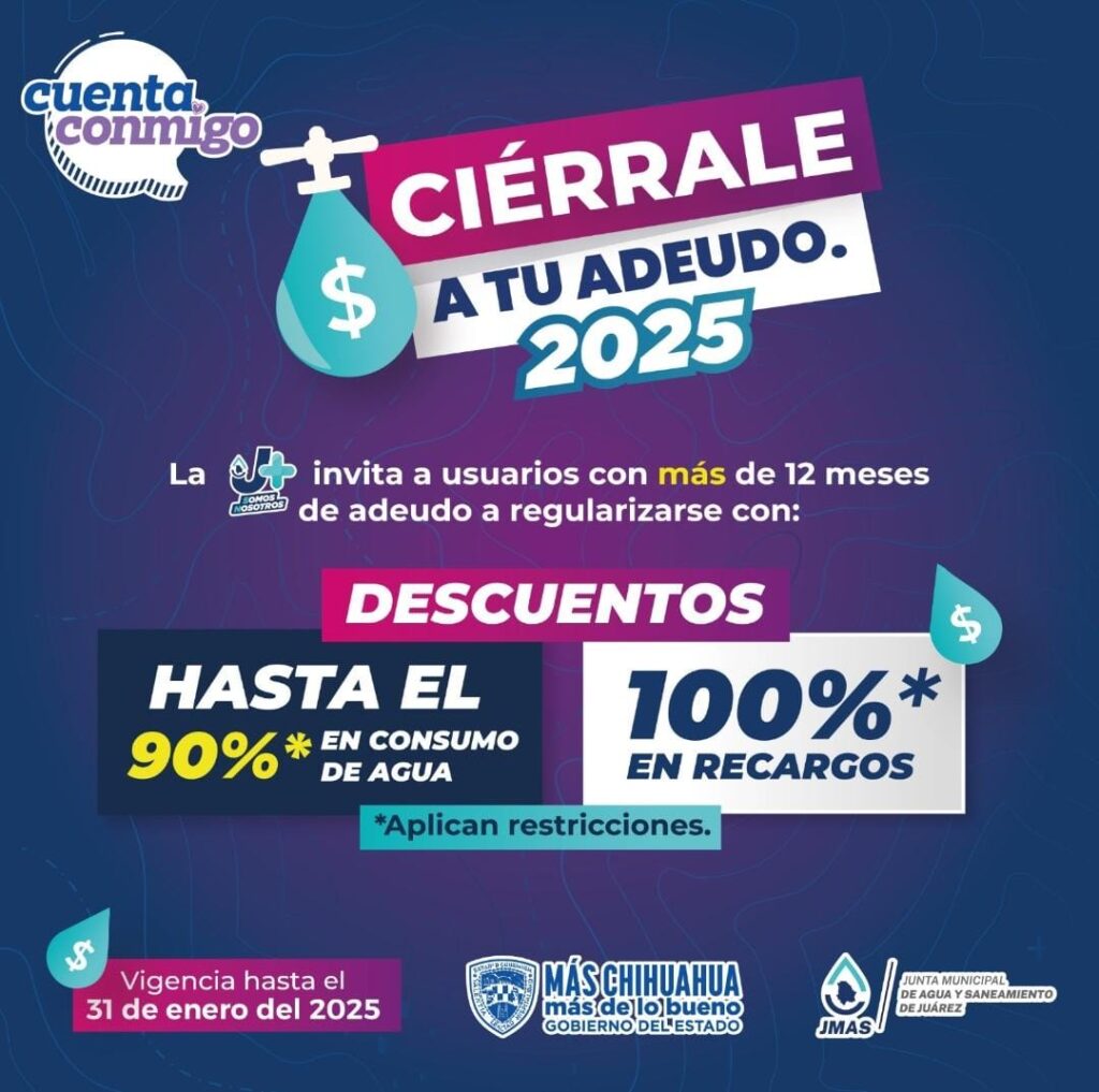 J+ MANTIENE ”CIÉRRALE A TU ADEUDO” DURANTE ENERO; MÁS DE 11 MIL USUARUIS HAN APROVECHADO EL PROGRAMA