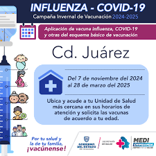 CIUDAD JUÁREZ SERÁ SEDE DE JORNADA DE VACUNACIÓN BINACIONAL; HABRÁ BIOLÓGICOS CONTRA COVID-19 E INFLUENZA