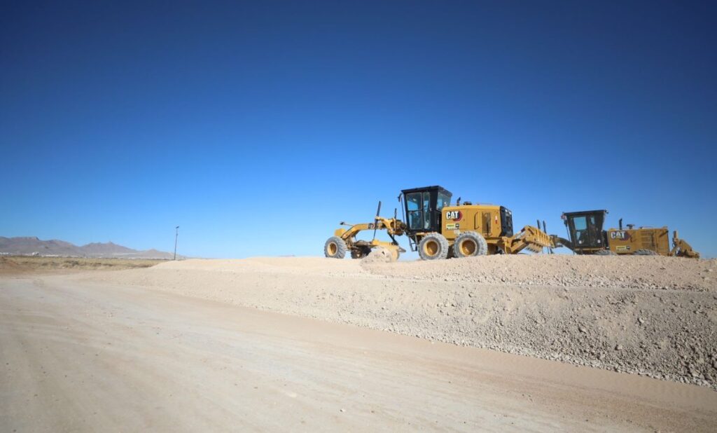 Trabaja Obras Públicas en la construcción del nuevo rastro TIF