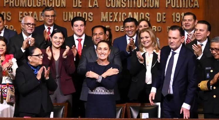 Asiste Maru Campos a la conmemoración del 108 Aniversario de la Constitución Mexicana