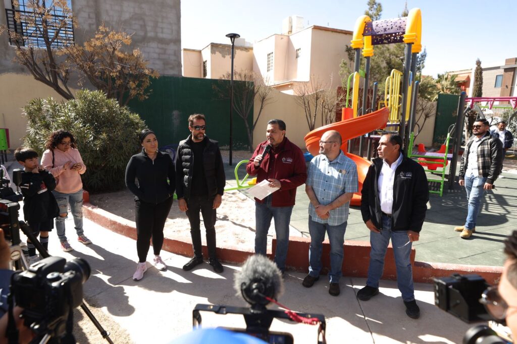 ENTREGARON REHABILITADO EL PARQUE EN COLONIA TIERRA NUEVA CON PRESUPUESTO PARTICIPATIVO