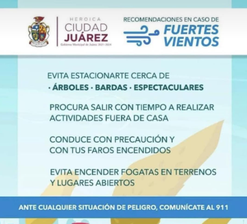 FUERTES VIENTOS OCASIONARON DIVERSOS DAÑOS EN LA CIUDAD