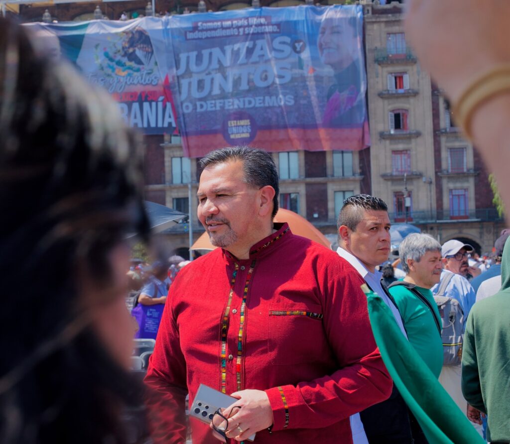 DE SU VIAJE A LA CDMX, A LA ASAMBLEA PÚBLICA DE CLAUDIA SHEINBAUM, GRAN CELEBRACIÓN, DICE ALCALDE