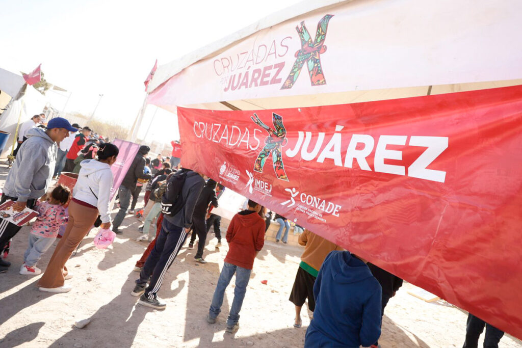 CONCLUYE CRUZADA POR JUÁREZ EN RIBERAS DEL BRAVO; EL LUNES INICIAN NUEVA JORNADA EN LA COLONIA AZTECA