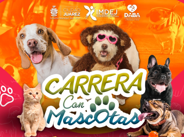 INVITA DABA A LA 2DA CARRERA DE MASCOTAS, SERÁ EL 30 DE MARZO EN EL CHAMIZAL