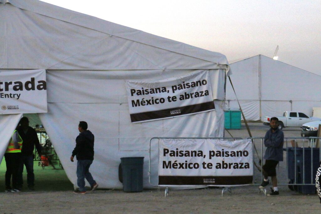 CARPAS DEL CENTRO DE ATENCION A MIGRANTES, EN EL PUNTO,  ESTÁN CONTRATADAS POR 3 MESES