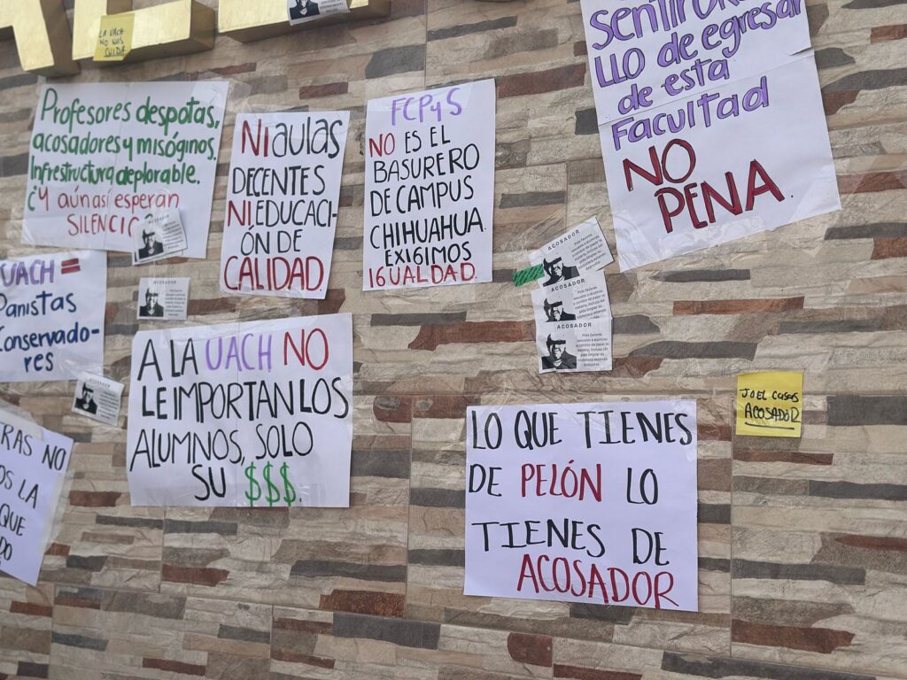 Hoy la UACH emitirá comunicado oficial en respuesta a denuncias de abuso por parte de alumnos de la FCPyS; consejos técnicos aseguran que se están tomando acciones