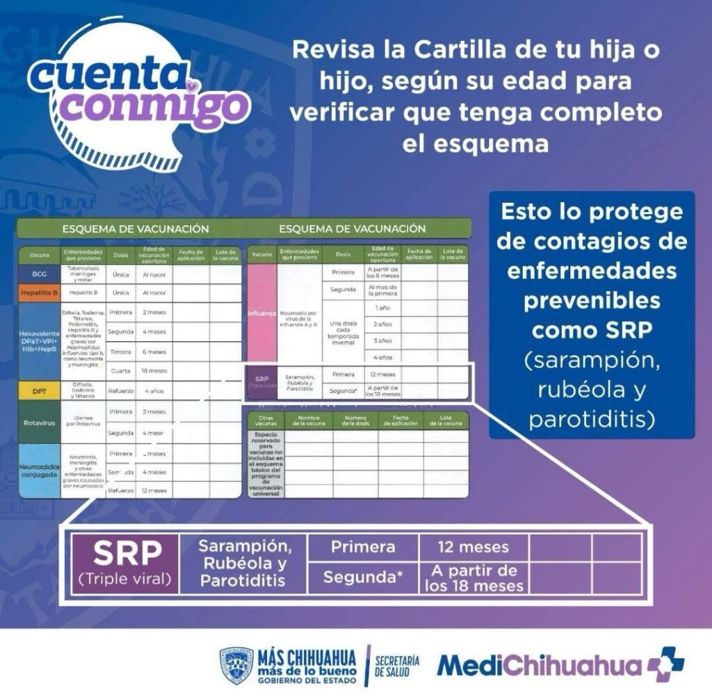 Secretaría de Salud lanza Vacunatón 2025 para reforzar aplicación del esquema SRP; amplían horarios y puntos de vacunación