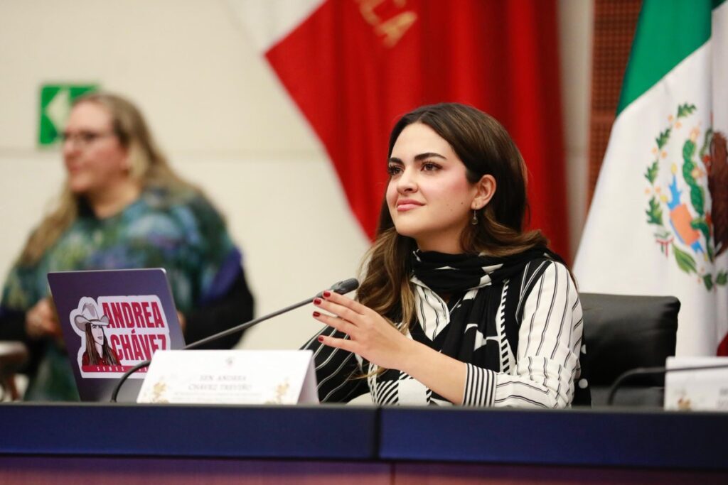 Continúa el golpeteo político, asegura Andrea Chávez que derrotará al PAN en 2027