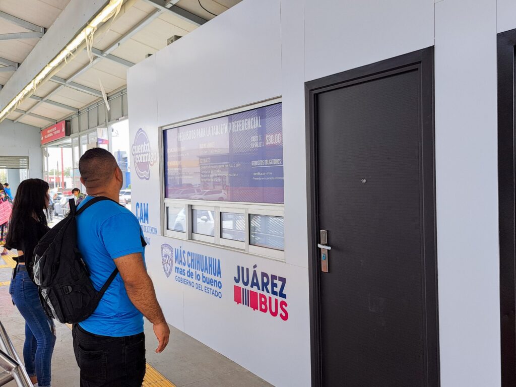 JuárezBus abre nuevo CAM en la estación Francisco Villarreal Torres